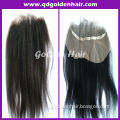AAAAA Grade 100% Brazilian Virgin Human Hair Full Lace Frontal Closure